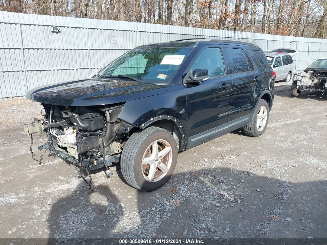 2017 Ford Explorer Xlt Black vin: 1FM5K8D80HGD05706