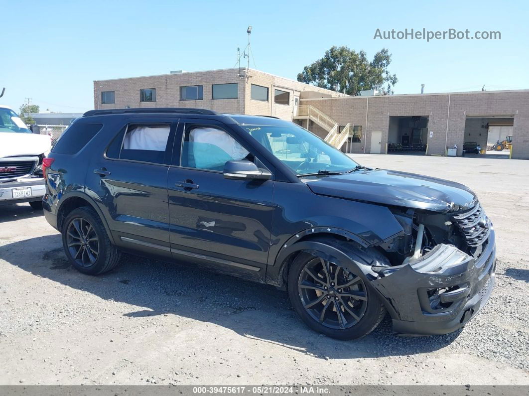 2017 Ford Explorer Xlt Gray vin: 1FM5K8D80HGD17337