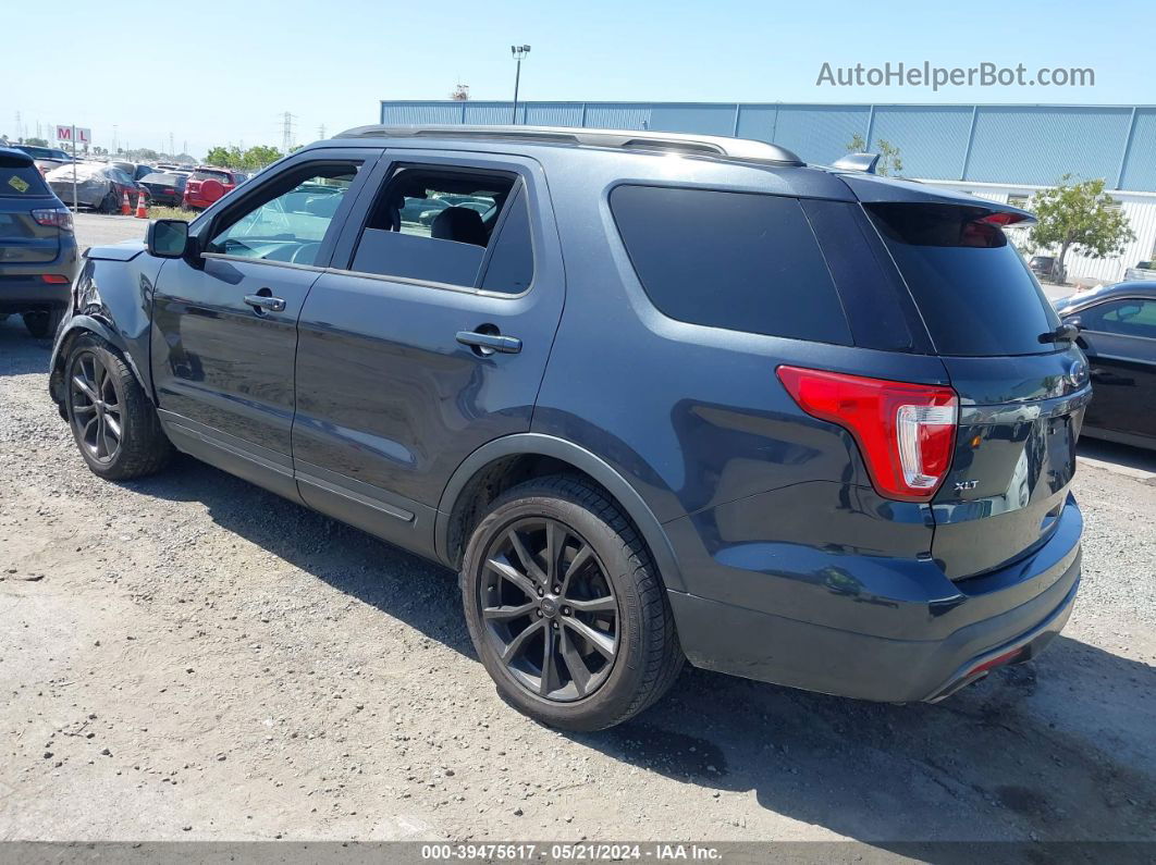 2017 Ford Explorer Xlt Gray vin: 1FM5K8D80HGD17337