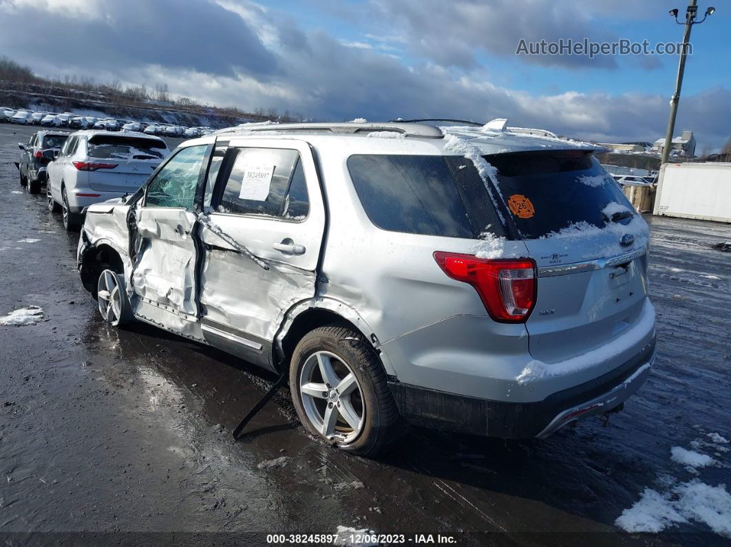 2017 Ford Explorer Xlt Silver vin: 1FM5K8D80HGE07829