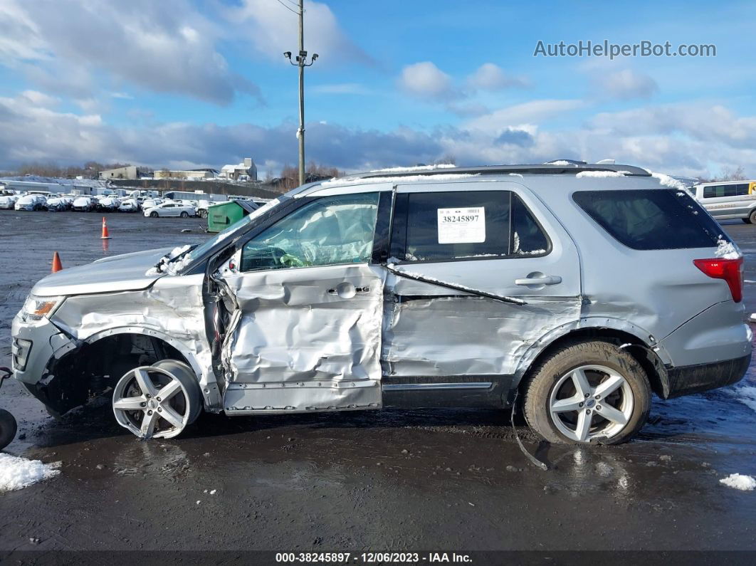 2017 Ford Explorer Xlt Silver vin: 1FM5K8D80HGE07829