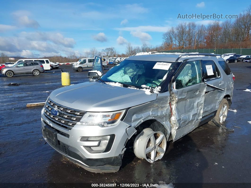 2017 Ford Explorer Xlt Silver vin: 1FM5K8D80HGE07829