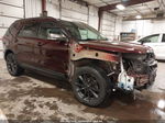 2018 Ford Explorer Xlt Maroon vin: 1FM5K8D80JGA39397