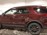 2018 Ford Explorer Xlt Maroon vin: 1FM5K8D80JGA39397