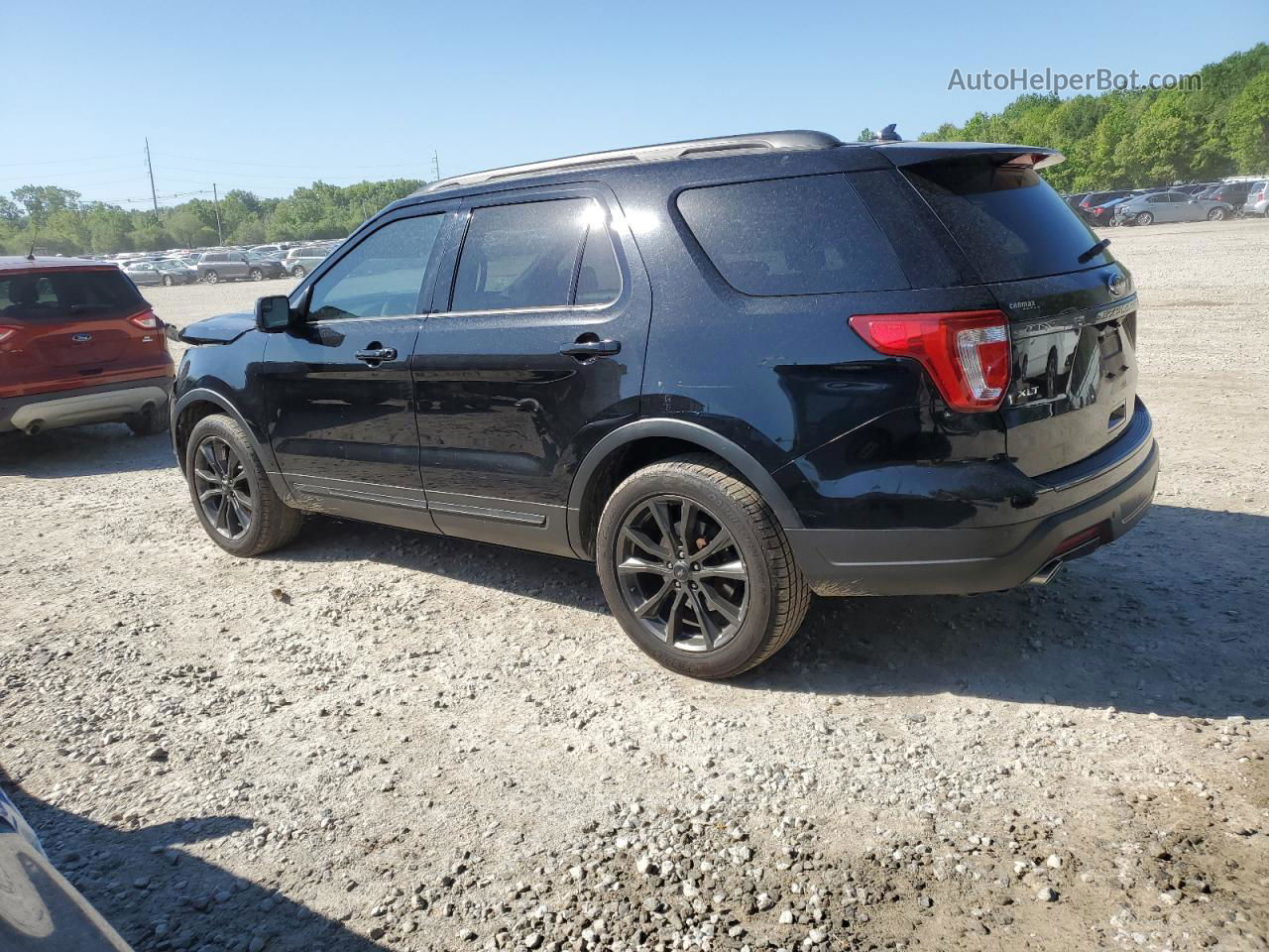 2018 Ford Explorer Xlt Black vin: 1FM5K8D80JGB02028