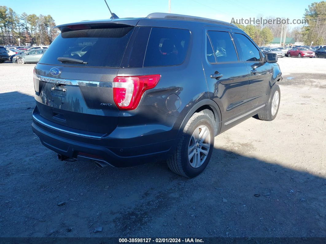 2018 Ford Explorer Xlt Gray vin: 1FM5K8D80JGB25809