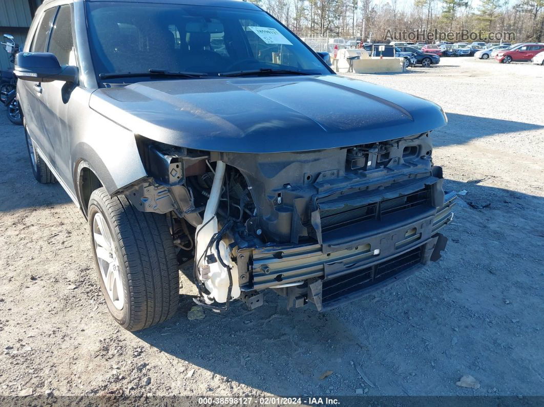 2018 Ford Explorer Xlt Gray vin: 1FM5K8D80JGB25809