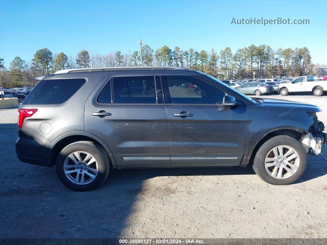 2018 Ford Explorer Xlt Gray vin: 1FM5K8D80JGB25809