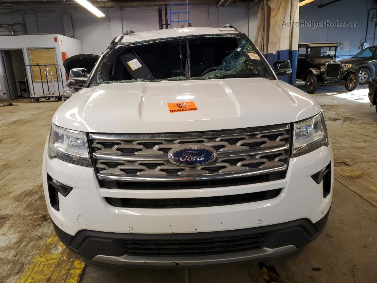 2018 Ford Explorer Xlt Белый vin: 1FM5K8D80JGB61631