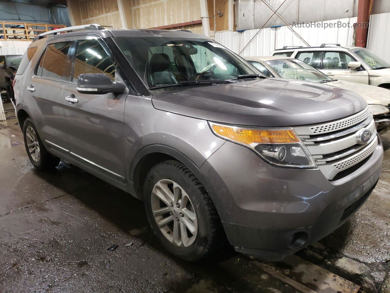 2013 Ford Explorer Xlt Серый vin: 1FM5K8D81DGC30167