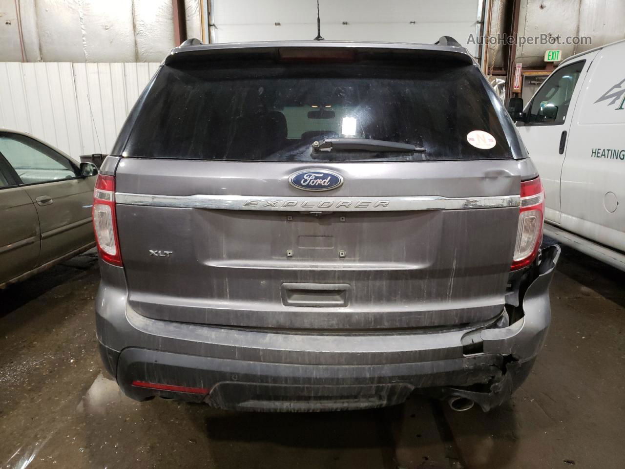 2013 Ford Explorer Xlt Серый vin: 1FM5K8D81DGC30167