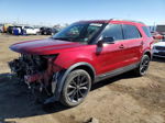 2017 Ford Explorer Xlt Red vin: 1FM5K8D81HGA33702