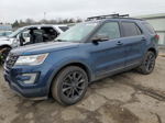 2017 Ford Explorer Xlt Синий vin: 1FM5K8D81HGA55649