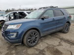 2017 Ford Explorer Xlt Blue vin: 1FM5K8D81HGA55649