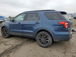 2017 Ford Explorer Xlt Синий vin: 1FM5K8D81HGA55649