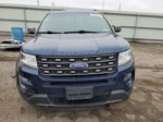 2017 Ford Explorer Xlt Blue vin: 1FM5K8D81HGA55649