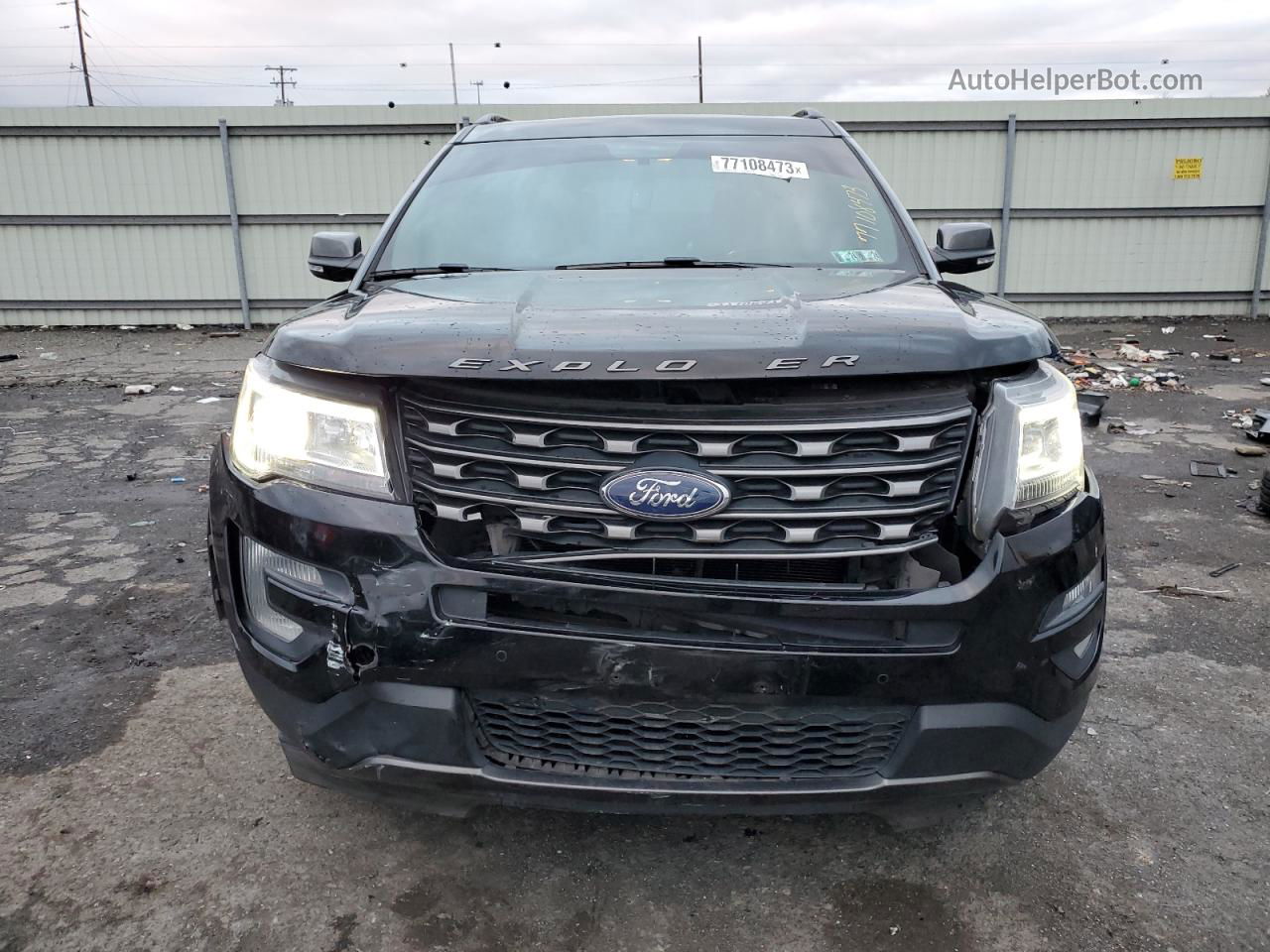 2017 Ford Explorer Xlt Black vin: 1FM5K8D81HGD47530