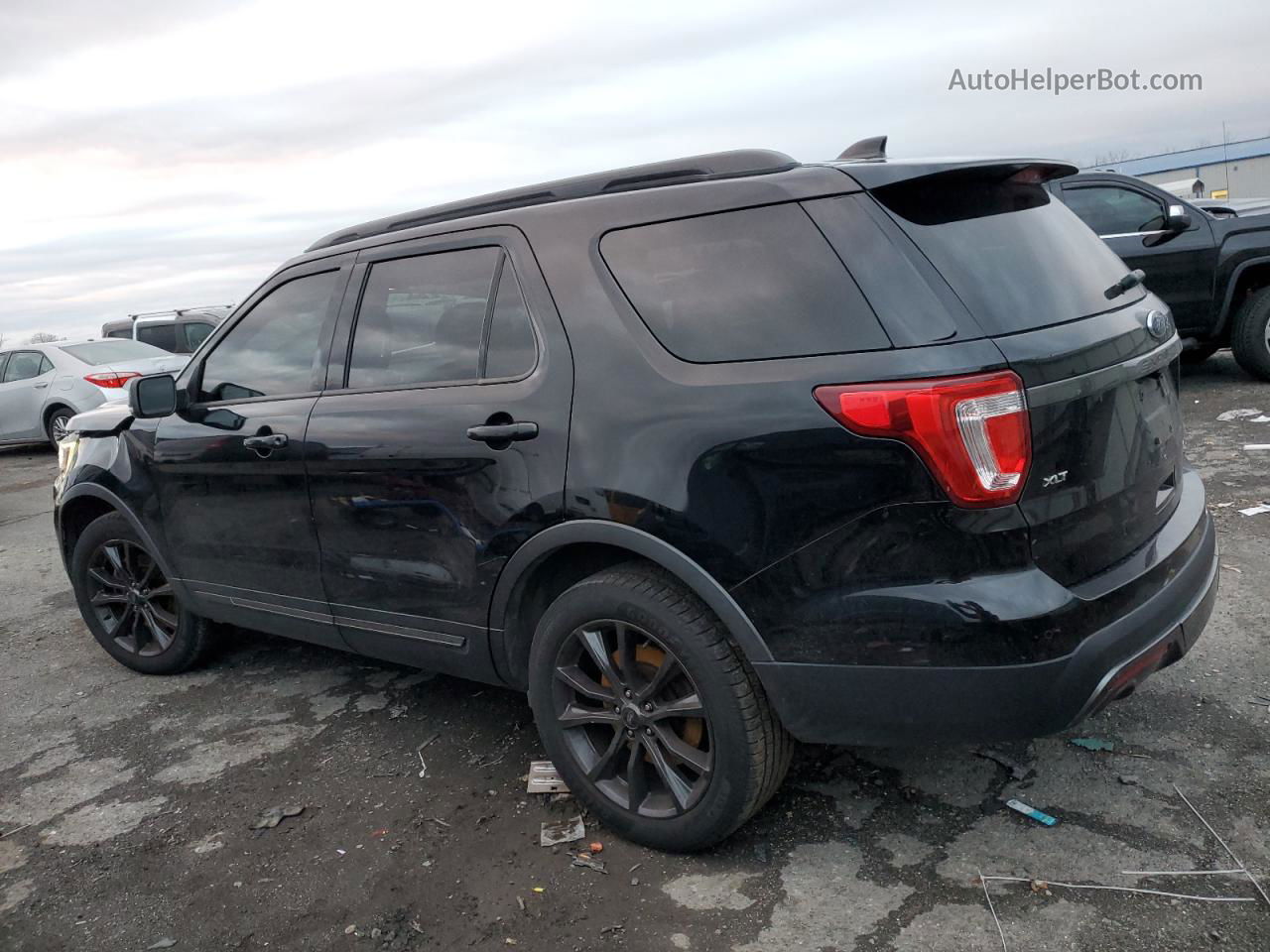 2017 Ford Explorer Xlt Black vin: 1FM5K8D81HGD47530