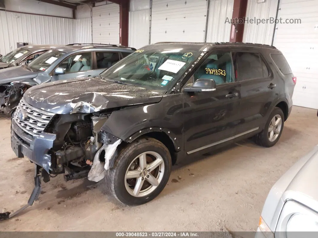 2017 Ford Explorer Xlt Black vin: 1FM5K8D81HGD76283