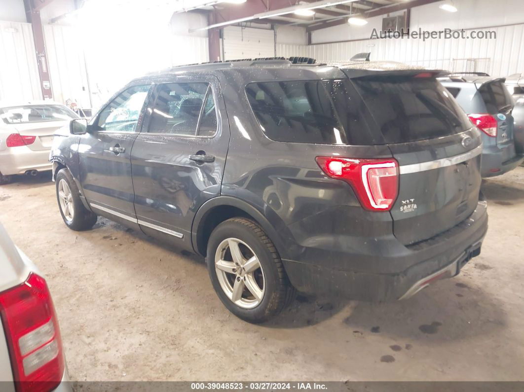 2017 Ford Explorer Xlt Black vin: 1FM5K8D81HGD76283