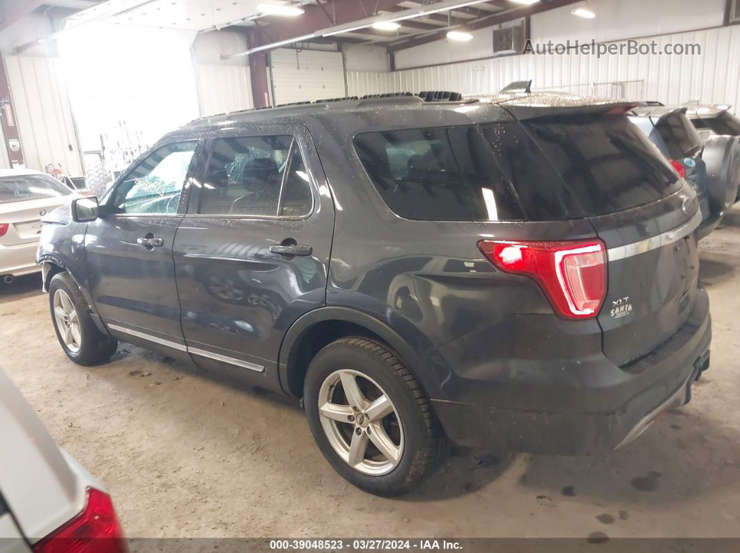 2017 Ford Explorer Xlt Black vin: 1FM5K8D81HGD76283