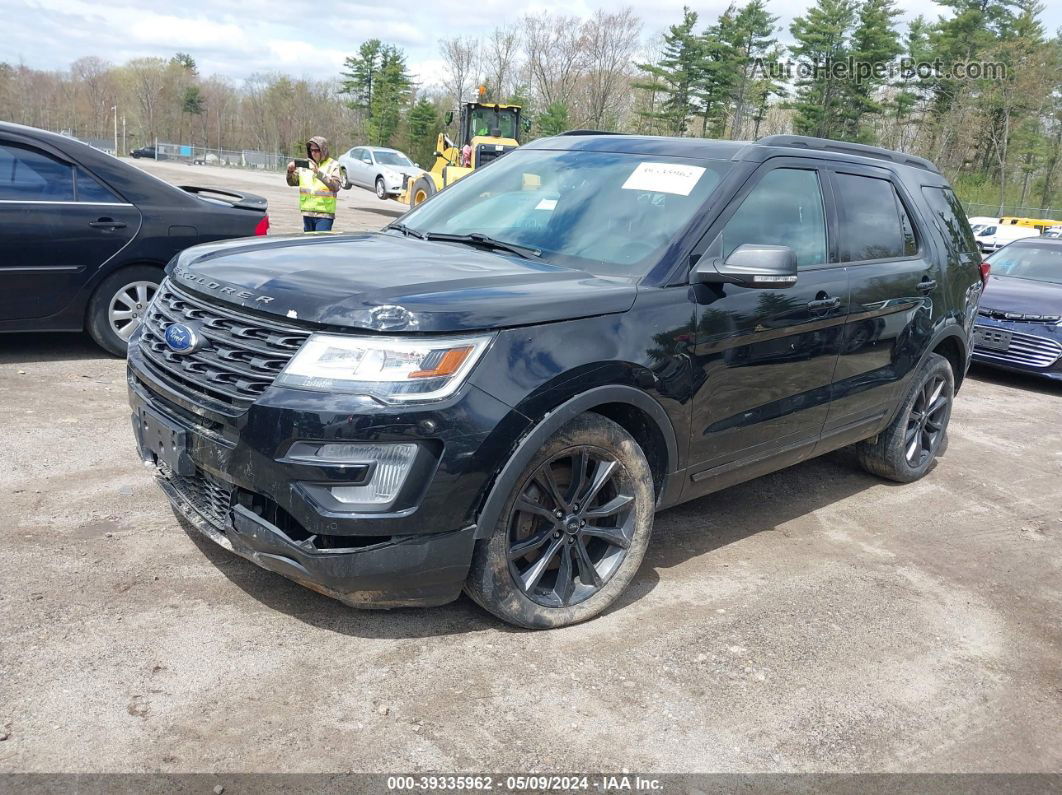 2017 Ford Explorer Xlt Black vin: 1FM5K8D81HGE32125