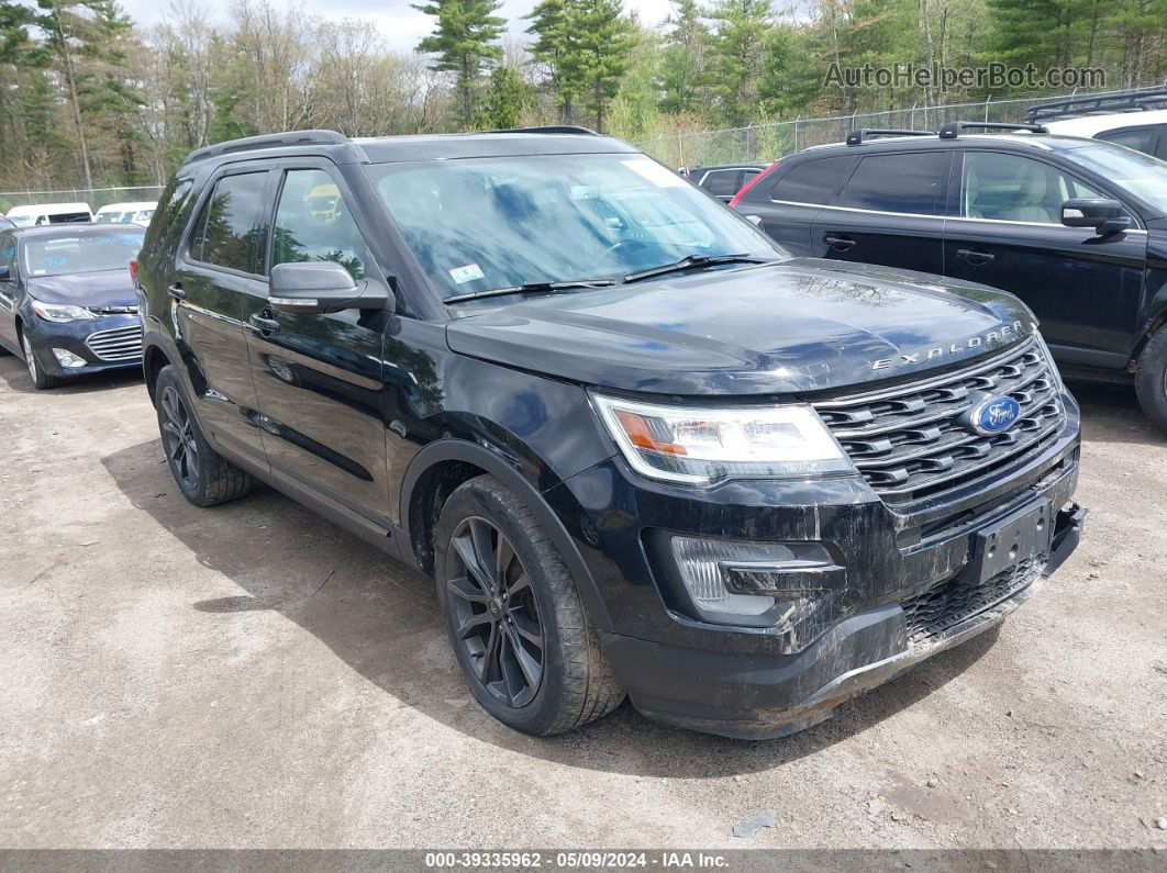 2017 Ford Explorer Xlt Black vin: 1FM5K8D81HGE32125