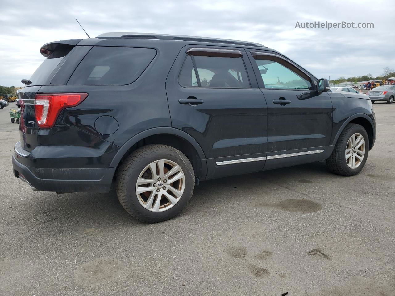 2018 Ford Explorer Xlt Black vin: 1FM5K8D81JGA22981