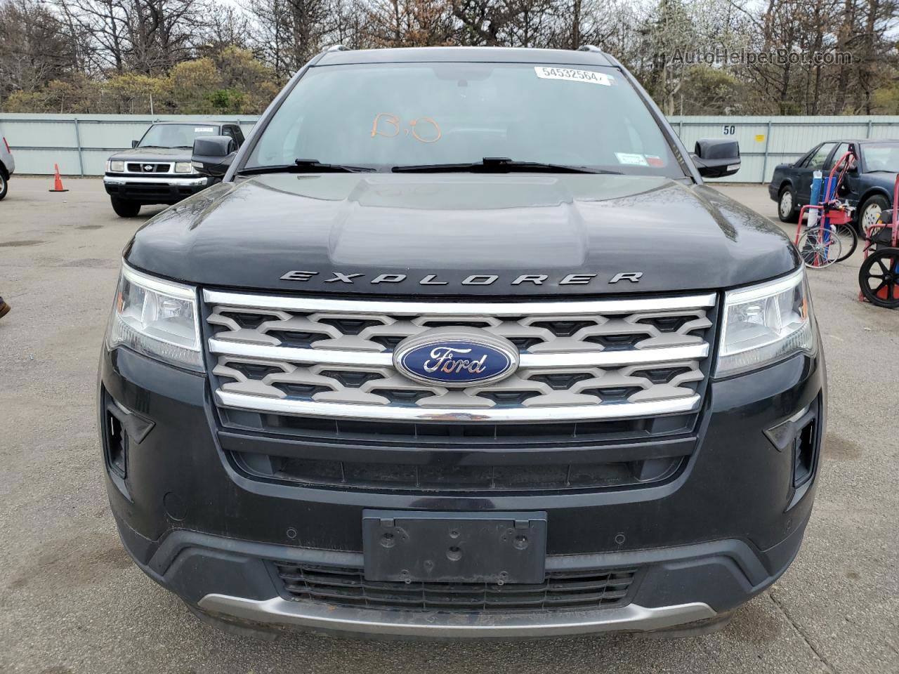 2018 Ford Explorer Xlt Black vin: 1FM5K8D81JGA22981