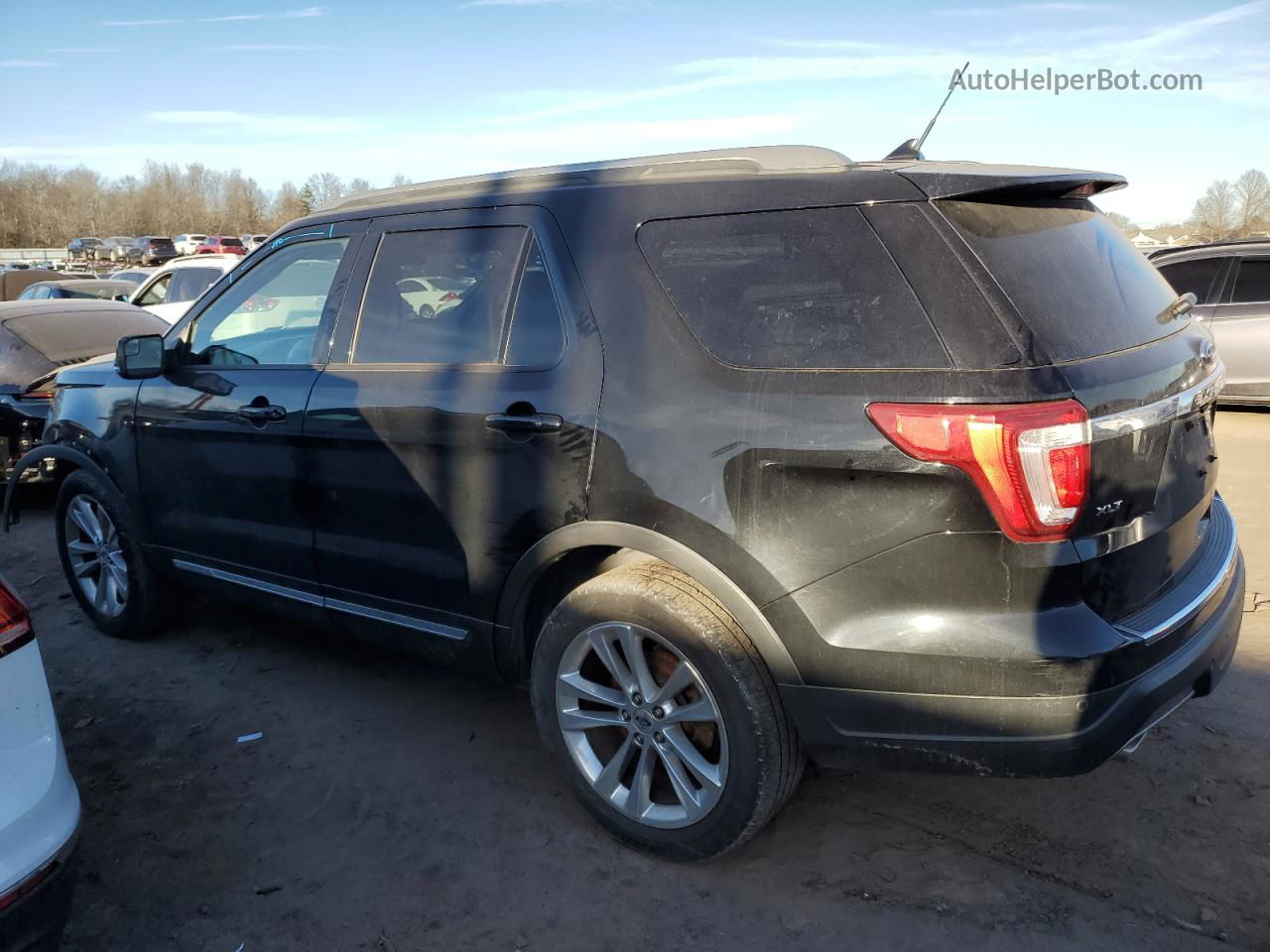 2018 Ford Explorer Xlt Black vin: 1FM5K8D81JGA94571