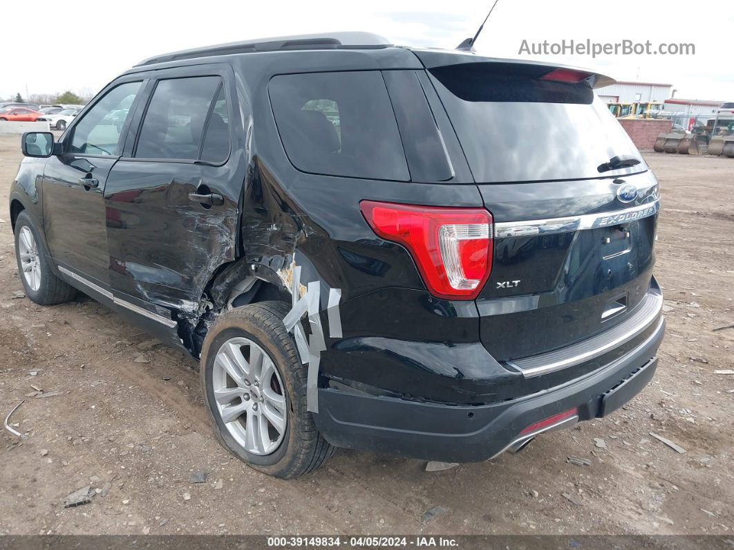 2018 Ford Explorer Xlt Black vin: 1FM5K8D81JGA96790