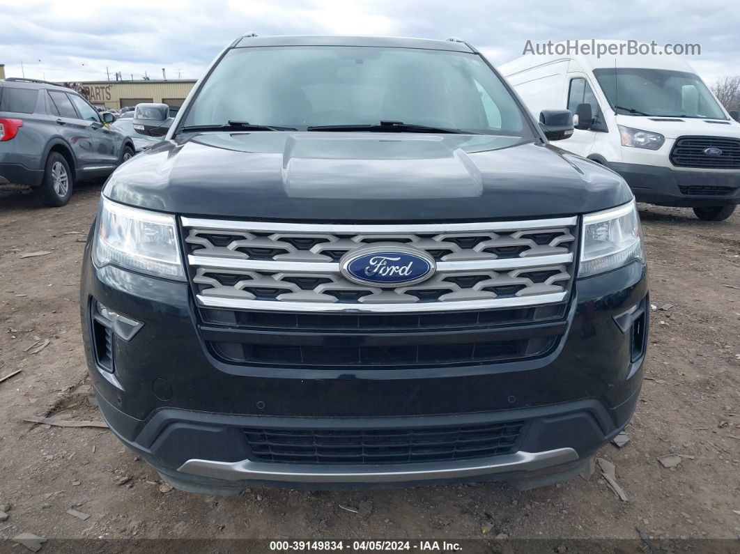 2018 Ford Explorer Xlt Black vin: 1FM5K8D81JGA96790