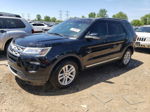 2018 Ford Explorer Xlt Black vin: 1FM5K8D81JGB05424