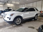 2018 Ford Explorer Xlt White vin: 1FM5K8D81JGB26015