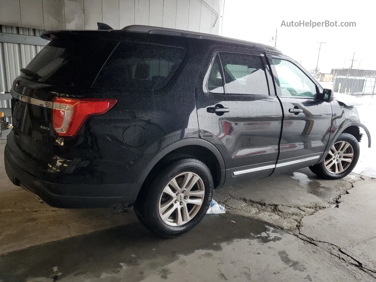 2018 Ford Explorer Xlt Black vin: 1FM5K8D81JGC42380