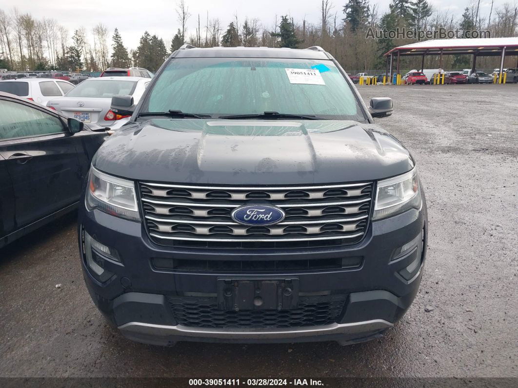 2017 Ford Explorer Xlt Black vin: 1FM5K8D82HGA43753