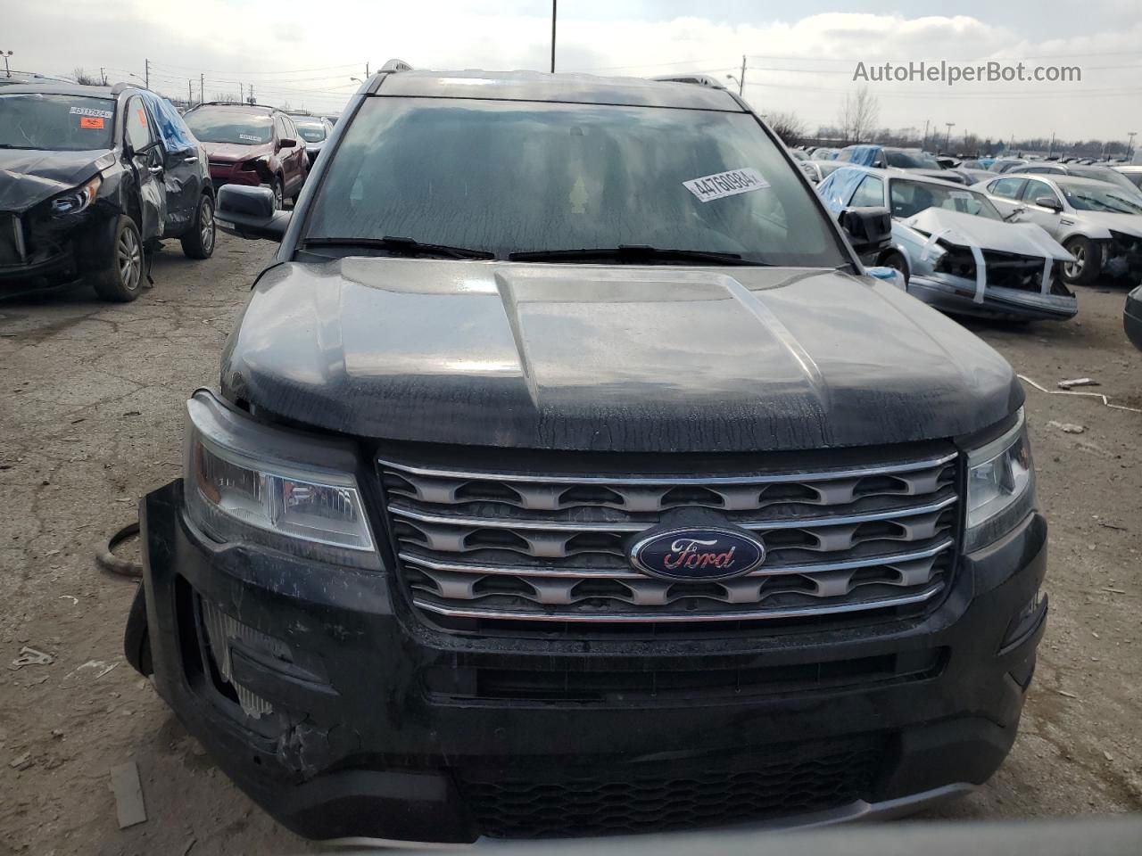 2017 Ford Explorer Xlt Black vin: 1FM5K8D82HGB29936