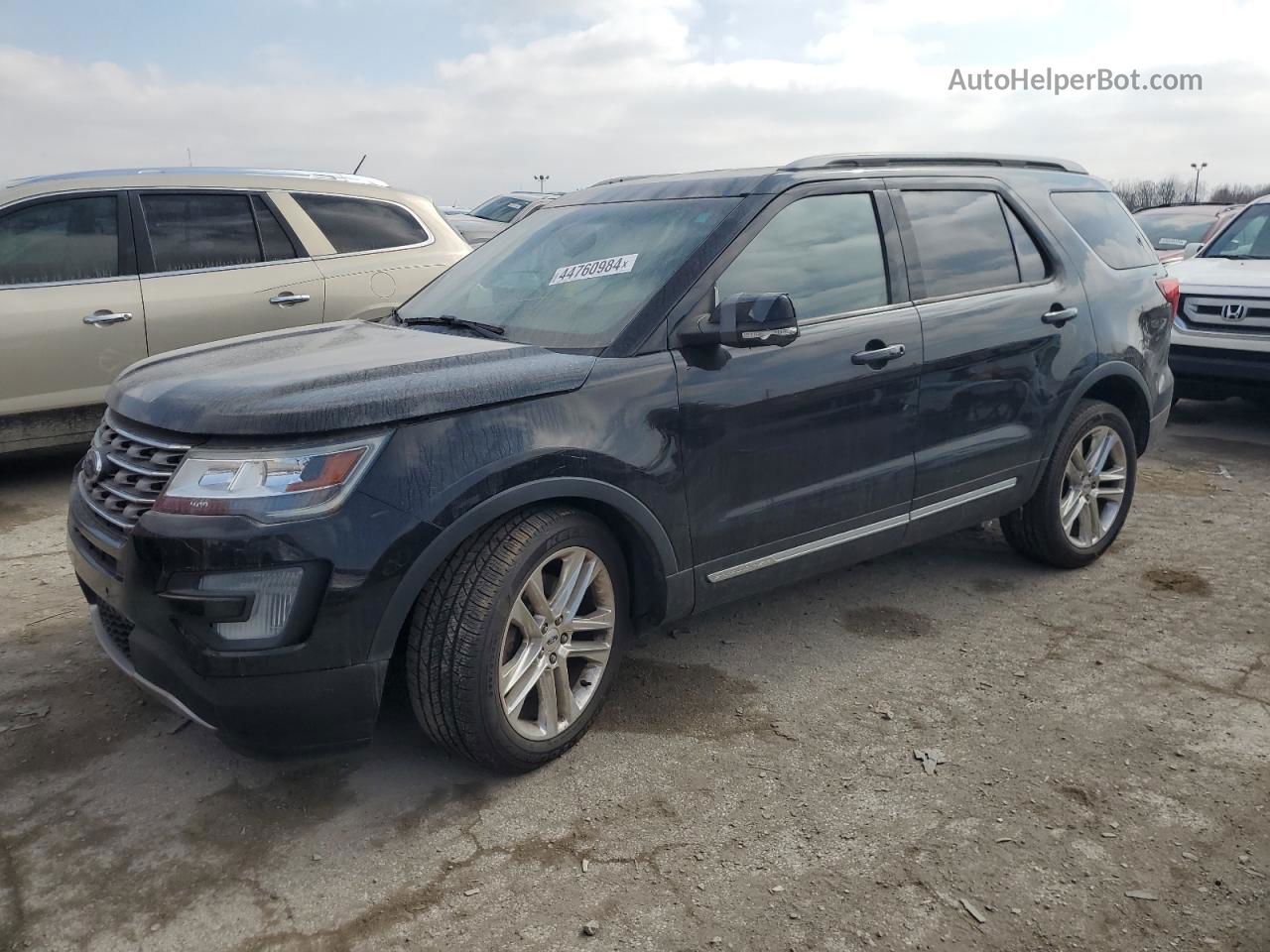 2017 Ford Explorer Xlt Black vin: 1FM5K8D82HGB29936