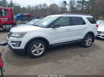 2017 Ford Explorer Xlt White vin: 1FM5K8D82HGC32287