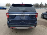 2017 Ford Explorer Xlt Blue vin: 1FM5K8D82HGD37444