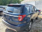 2017 Ford Explorer Xlt Blue vin: 1FM5K8D82HGD73831