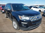 2018 Ford Explorer Xlt Black vin: 1FM5K8D82JGA90531