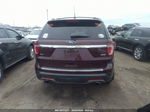 2018 Ford Explorer Xlt Burgundy vin: 1FM5K8D82JGC53680