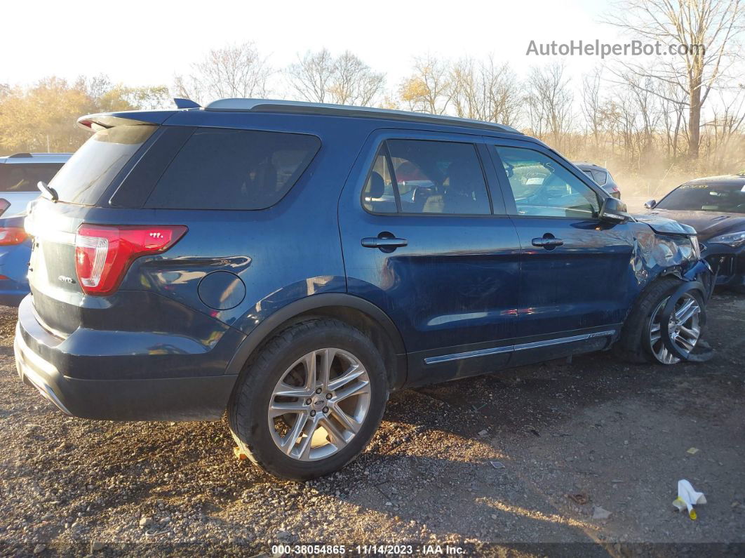 2017 Ford Explorer Xlt Dark Blue vin: 1FM5K8D83HGB13633