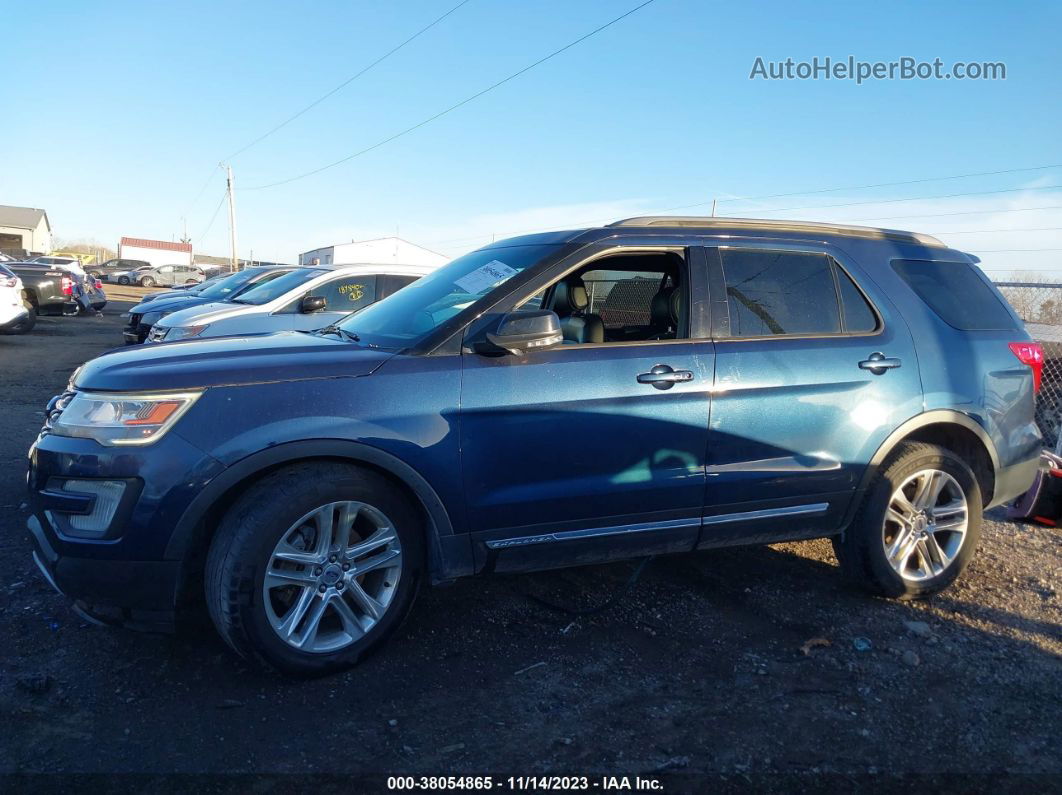 2017 Ford Explorer Xlt Dark Blue vin: 1FM5K8D83HGB13633