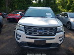 2017 Ford Explorer Xlt White vin: 1FM5K8D83HGB85917