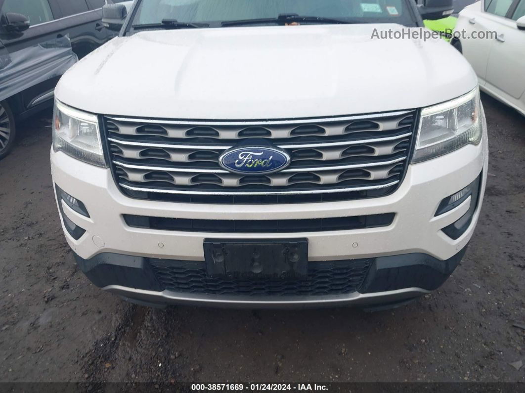 2017 Ford Explorer Xlt White vin: 1FM5K8D83HGD33600