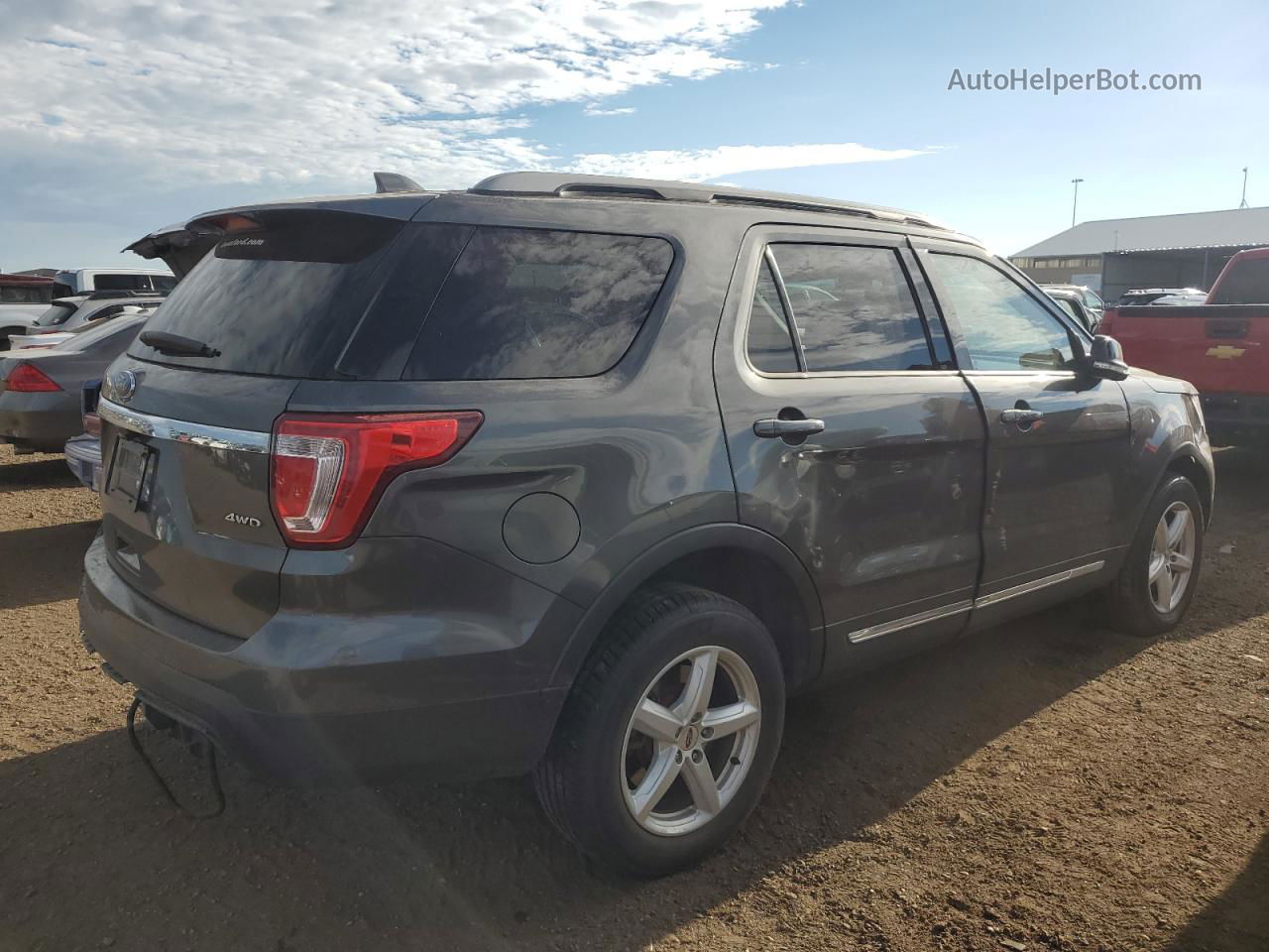 2017 Ford Explorer Xlt Charcoal vin: 1FM5K8D83HGD99239