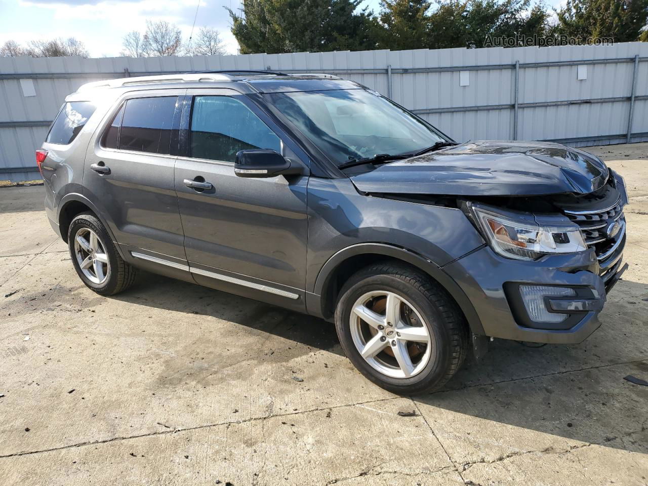 2017 Ford Explorer Xlt Charcoal vin: 1FM5K8D83HGE32210