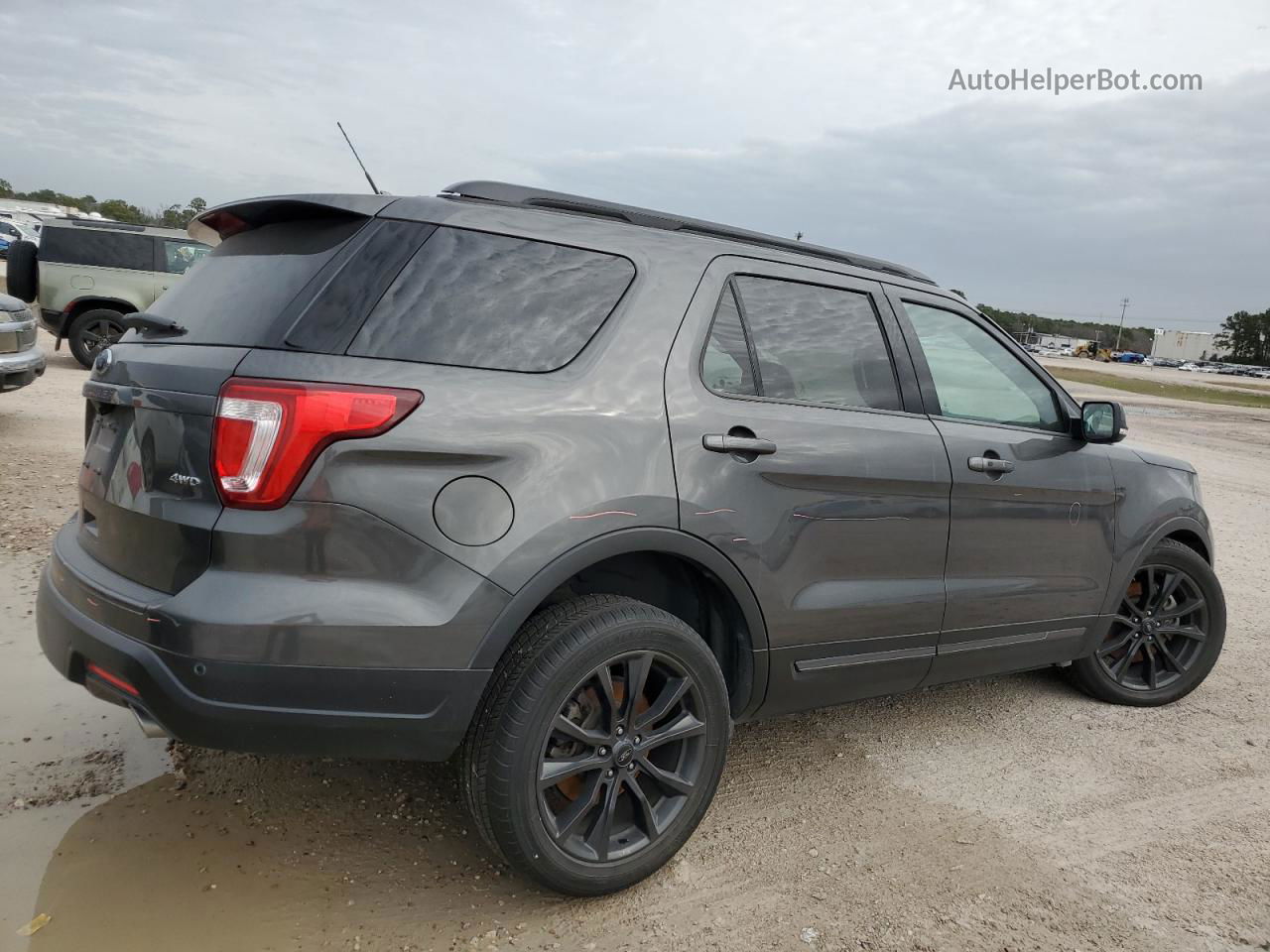 2018 Ford Explorer Xlt Gray vin: 1FM5K8D83JGA42312